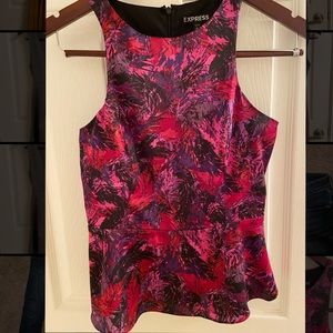 Professional peplum top